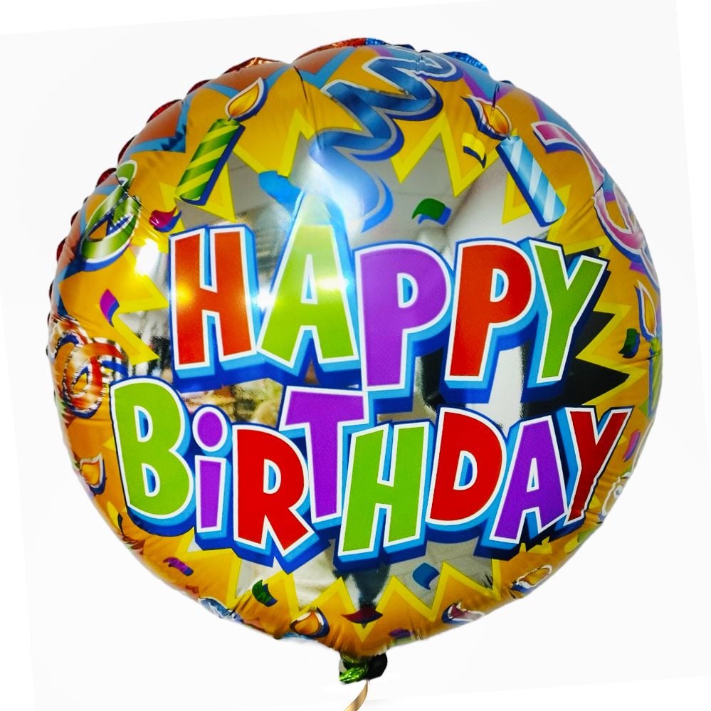 foil balloon, helium (4 pcs.), packaging, tape