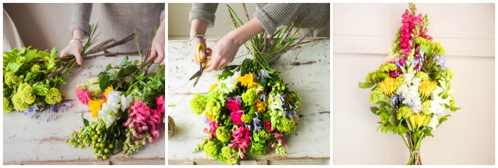 How to Assemble a BeautifulHow to Assemble a Beautiful Bouquet: Step by Step Photos