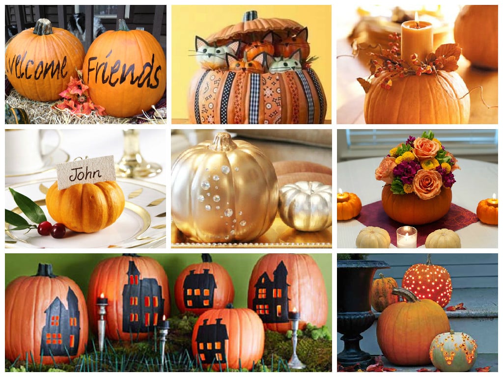 How to decorate pumpkins